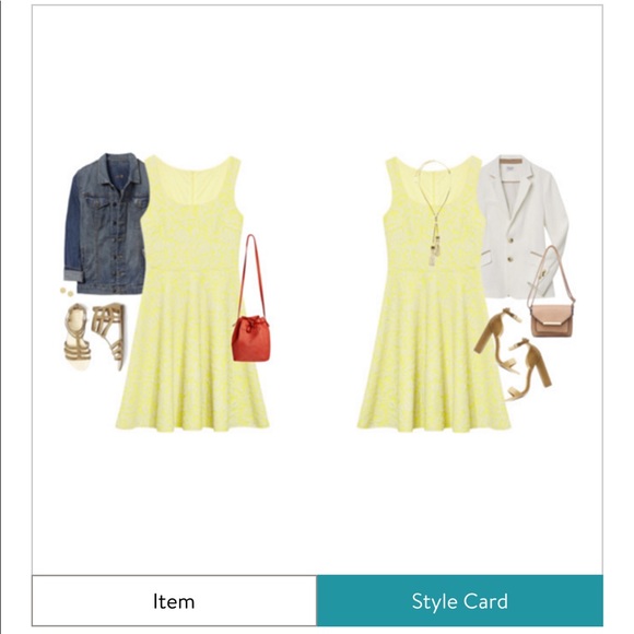 Stitch Fix yellow and gray dress - Picture 8 of 8
